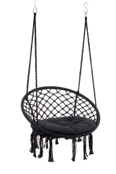 BIZZOTTO fotel wiszący ogrodowy JAVIER czarny