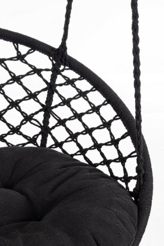 BIZZOTTO fotel wiszący ogrodowy JAVIER czarny