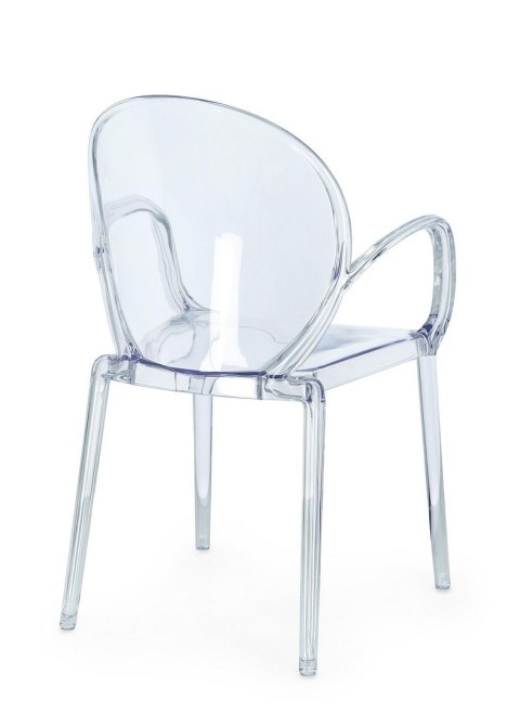 BIZZOTTO krzesło ogrodowe CAMILLA transparentne