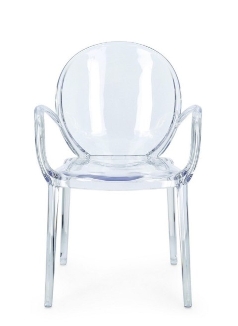 BIZZOTTO krzesło ogrodowe CAMILLA transparentne
