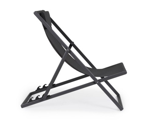 BIZZOTTO leżak ogrodowy składany TAYLOR szary