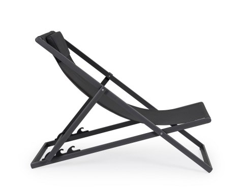 BIZZOTTO leżak ogrodowy składany TAYLOR szary