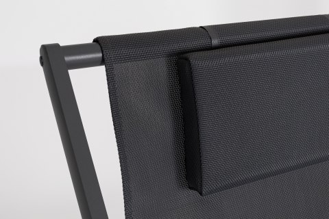 BIZZOTTO leżak ogrodowy składany TAYLOR szary