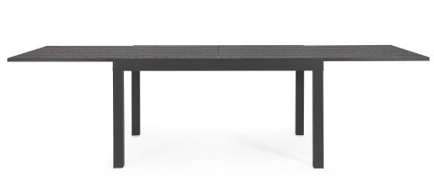 BIZZOTTO stół ogrodowy CLIV 135-270 czarny / rozkładany