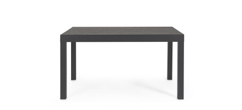 BIZZOTTO stół ogrodowy CLIV 135-270 czarny / rozkładany