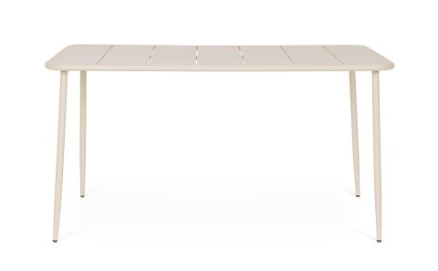 BIZZOTTO stół ogrodowy YARA 140 beżowy