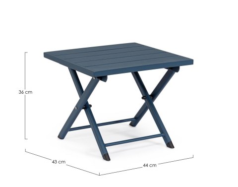 BIZZOTTO stolik ogrodowy TAYLOR granatowy