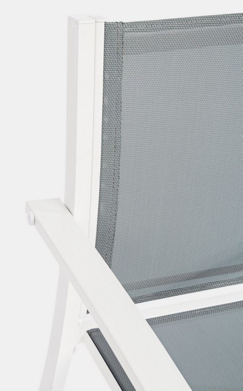 Bizzotto BIZZOTTO zestaw ogrodowy AURI biały / szary