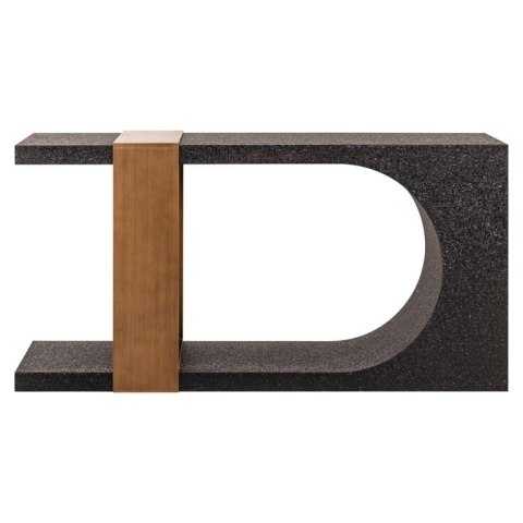 RICHMOND konsola BAZEL czarno-złota