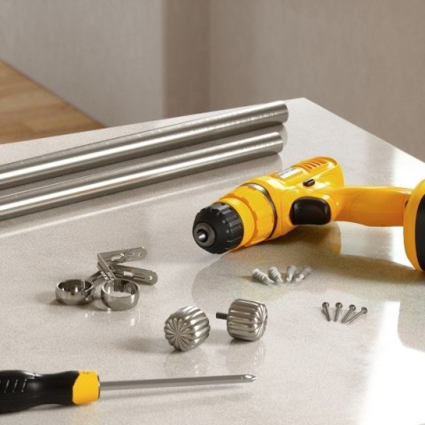 Umbra UMBRA karnisz CLEO 91 - 168 cm srebrny