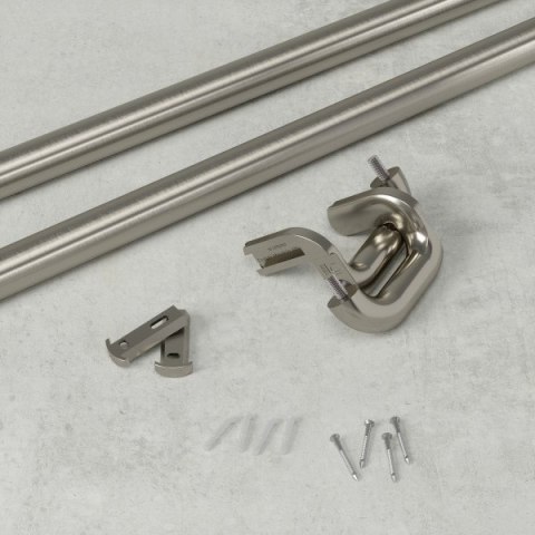 Umbra UMBRA karnisz TWILIGHT 168 - 365 cm srebrny