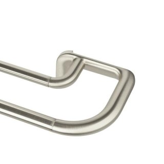 Umbra UMBRA karnisz TWILIGHT DOUBLE 76 - 213 cm srebrne