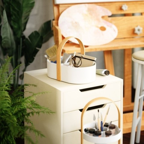 UMBRA organizer na kosmetyki BELLWOOD biały