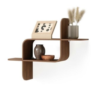 UMBRA półka ścienna MONTAGE ciemnobrązowa