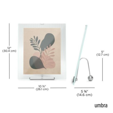 UMBRA ramka na zdjęcia FLUTE 8x10 srebrna
