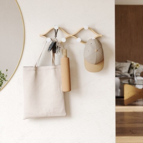 Umbra UMBRA wieszak MONTAGE 6 biały / naturalny