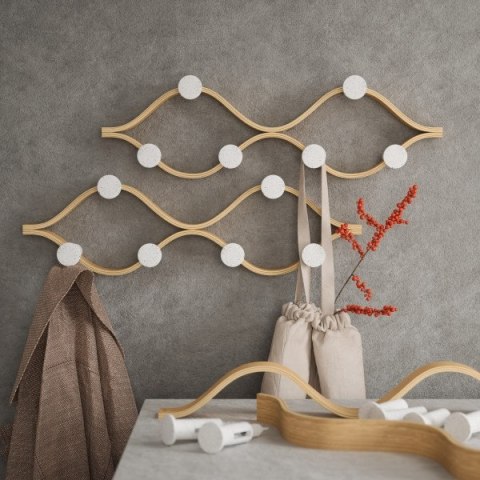 Umbra UMBRA wieszak MONTAGE 6 biały / naturalny