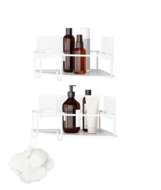 UMBRA zestaw 2 półek narożnych CUBIKO biały