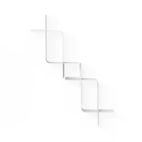 UMBRA zestaw 2 półek ściennych MONTAGE biały