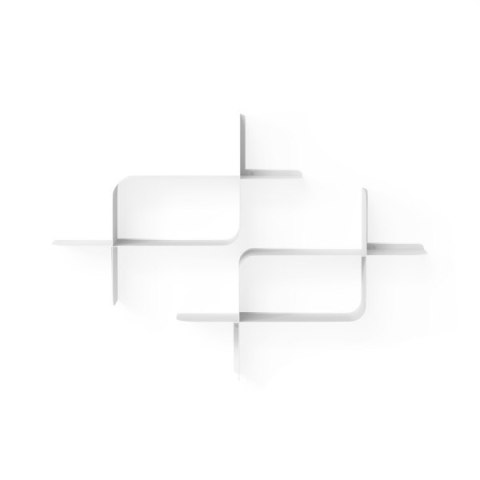 UMBRA zestaw 2 półek ściennych MONTAGE biały