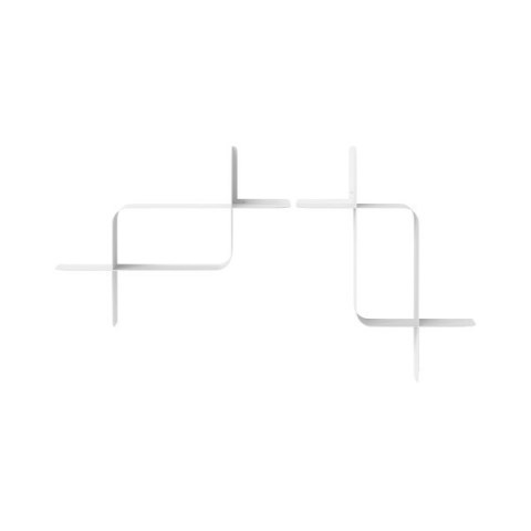 UMBRA zestaw 2 półek ściennych MONTAGE biały