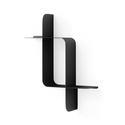 UMBRA zestaw 2 półek ściennych MONTAGE czarny
