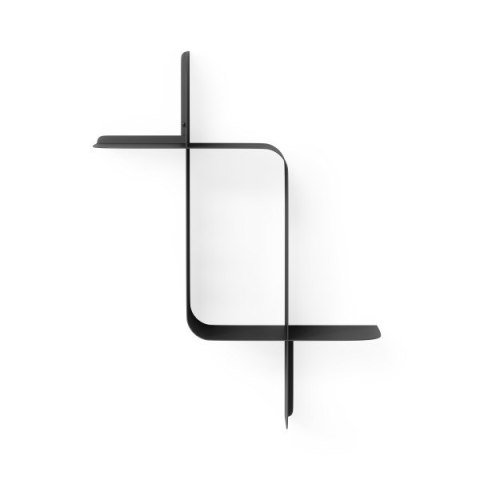 UMBRA zestaw 2 półek ściennych MONTAGE czarny