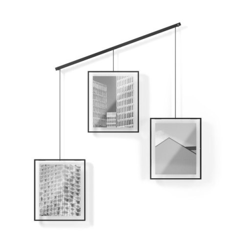 UMBRA zestaw 3 ramek do zdjęć EXHIBIT 8-10 cm czarny