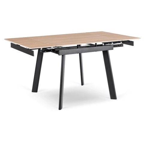 Stół LARES Ceramiczny Rozkładany 90-150 cm Dąb/Czarny