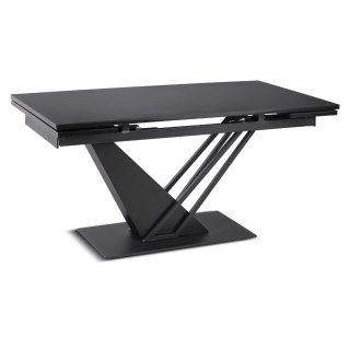 Stół REX Rozkładany 160-220 cm MDF Czarny