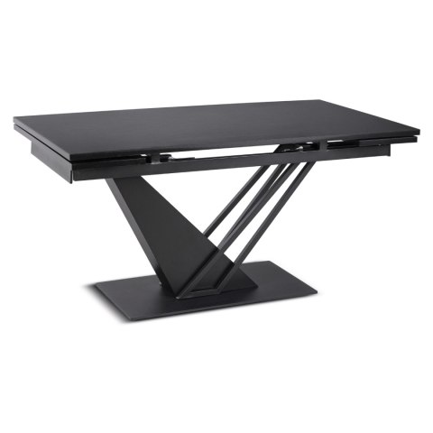 Stół REX Rozkładany 160-220 cm MDF Czarny
