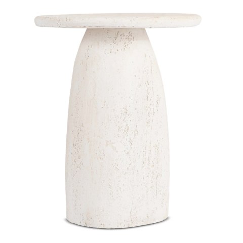 Stolik REES 49 cm Krem/Beż Nowoczesny