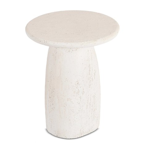 Stolik REES 49 cm Krem/Beż Nowoczesny