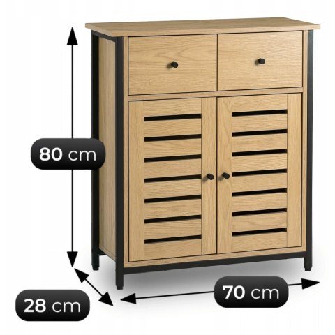 Szafka na Buty AMAYA 70 cm Dąb