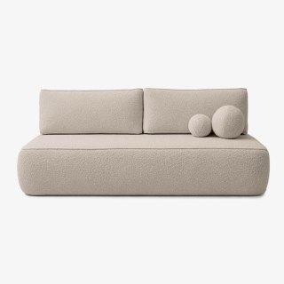 Sofa Rozkładana ARVETO Beżowa Boucle