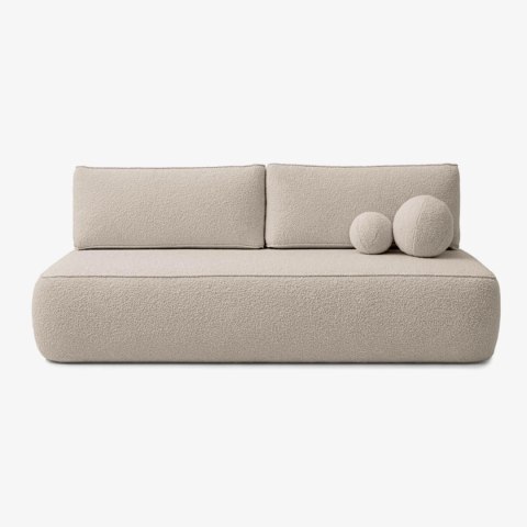 Sofa Rozkładana ARVETO Beżowa Boucle