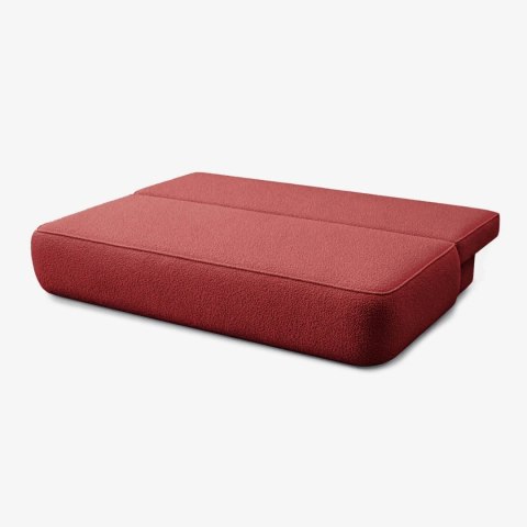 Sofa Rozkładana ARVETO Bordowa Boucle