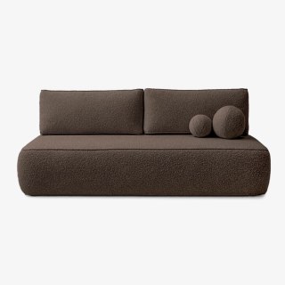 Sofa Rozkładana ARVETO Mocca Boucle