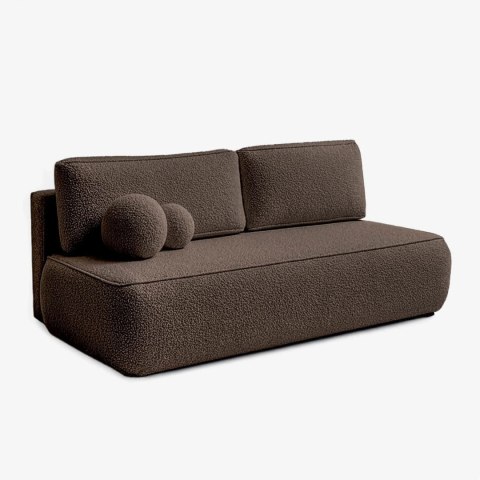 Sofa Rozkładana ARVETO Mocca Boucle