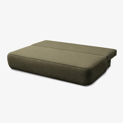Sofa Rozkładana ARVETO Oliwkowa Boucle