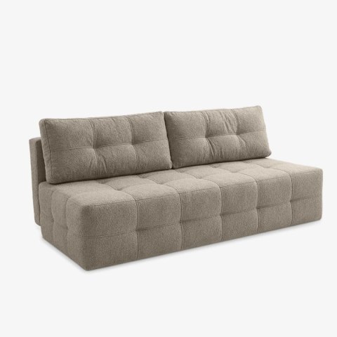 Sofa Rozkładana MORANA Beżowa Boucle