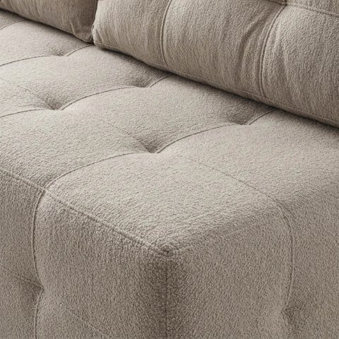 Sofa Rozkładana MORANA Beżowa Boucle