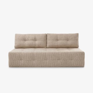 Sofa Rozkładana MORANA Beżowa Szenilowa