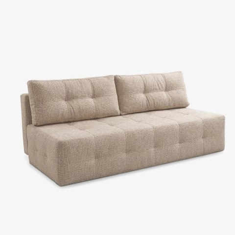 Sofa Rozkładana MORANA Beżowa Szenilowa