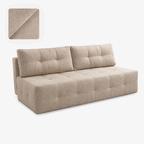 Sofa Rozkładana MORANA Beżowa Szenilowa