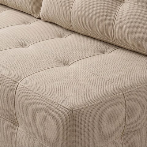 Sofa Rozkładana MORANA Beżowa Szenilowa