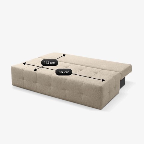 Sofa Rozkładana MORANA Beżowa