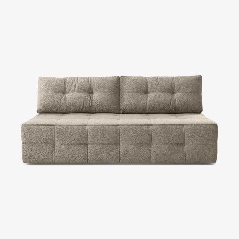 Sofa Rozkładana MORANA Kremowa Boucle