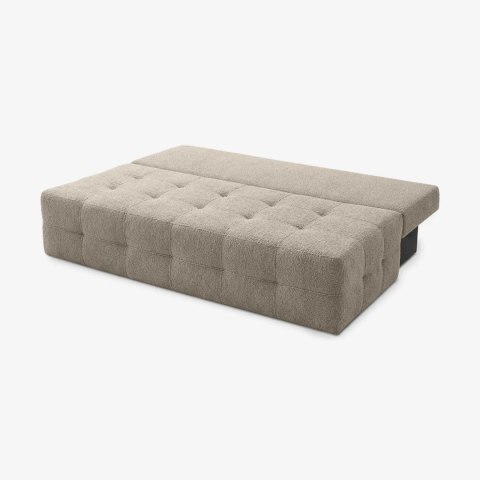 Sofa Rozkładana MORANA Kremowa Boucle