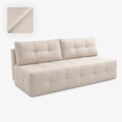 Sofa Rozkładana MORANA Kremowa Szenilowa